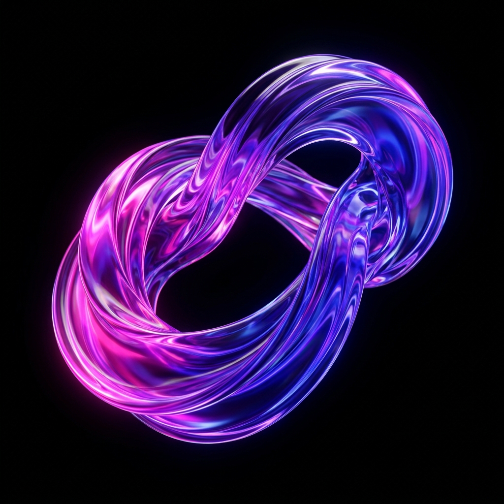 3D Fluid Accent